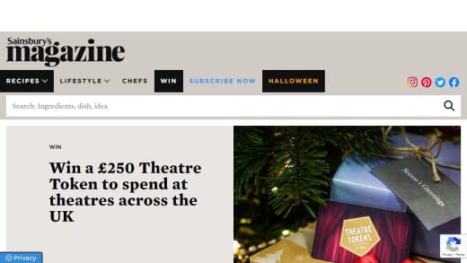 Theatre Tokens Gift Card