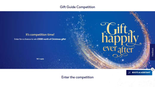 Win Assortment Of Gifts Chosen By Boots Assortment Of Gifts Chosen By Boots