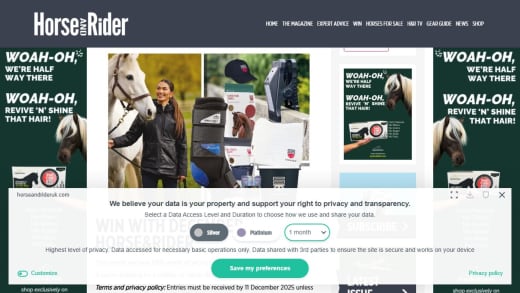 Win Equestrian Prize Bundle Equestrian Prize Bundle