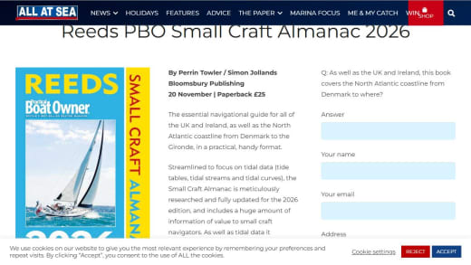 Small Craft Almanac 2026