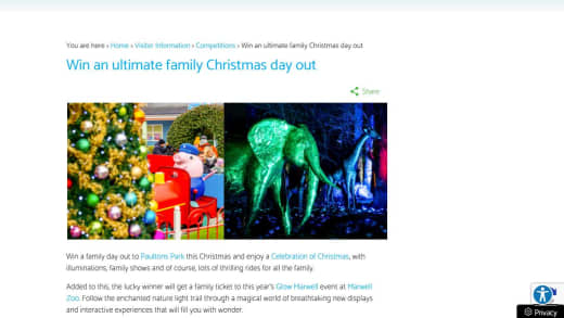 Family Tickets to Paultons Park and Glow Marwell