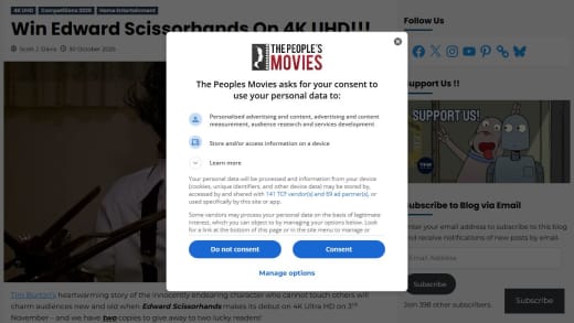 Edward Scissorhands 4K UHD