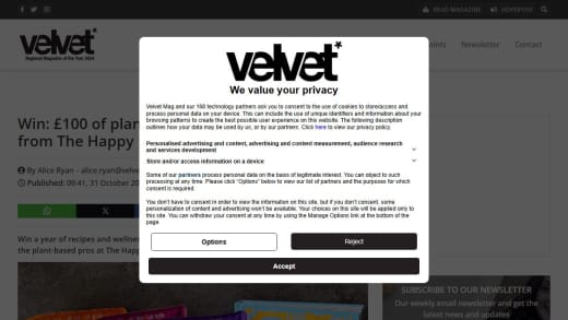 Plant-Based Products and Recipe Club Membership