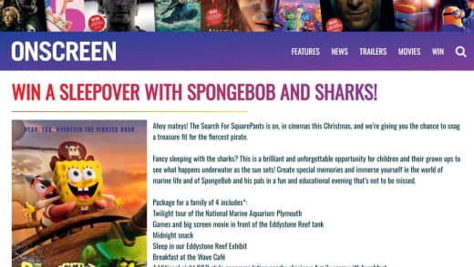 Spongebob and Sharks Sleepover Experience