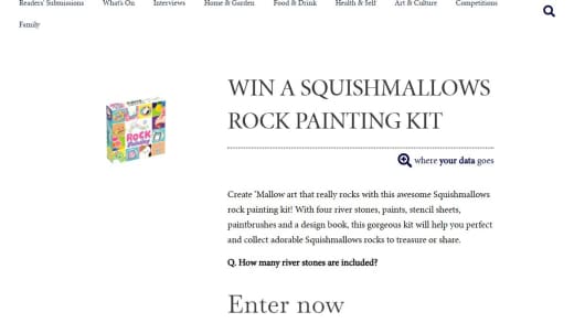 Squishmallows Rock Painting Kit