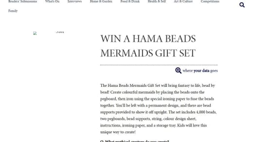 Hama Beads Mermaids Gift Set