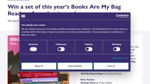 Books Are My Bag Readers Awards Winners Set