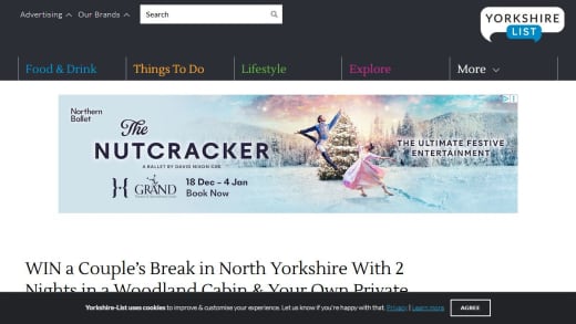 Couple's Woodland Cabin Break