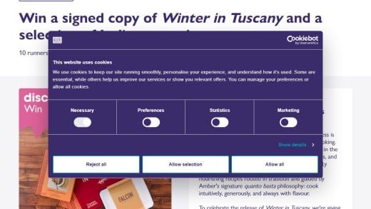 Signed Copy of Winter in Tuscany Book Bundle