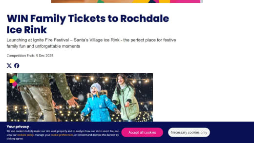 Family Tickets to Santa's Village Ice Rink