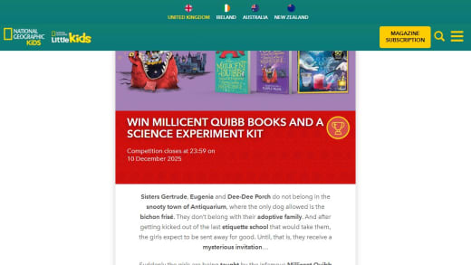 Millicent Quibb Book Series and Science Kit