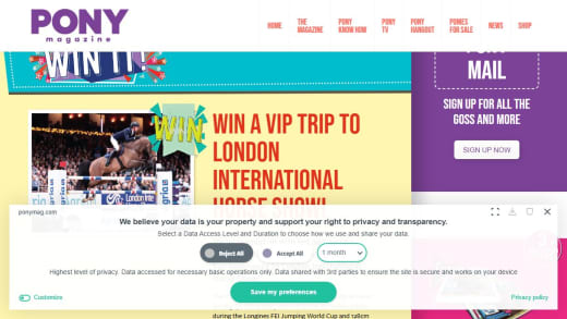 VIP Trip To London International Horse Show