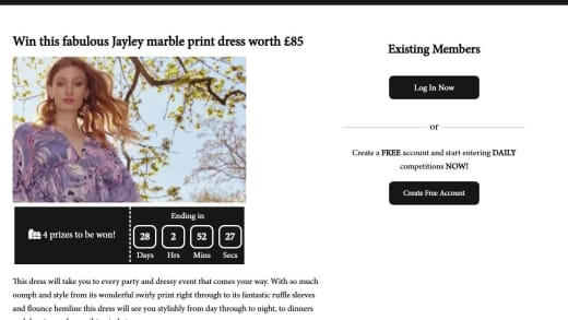 Jayley Marble Print Dress