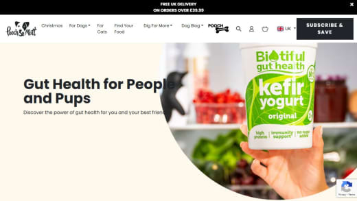 Biotiful Kefir Vouchers and Dog Gut Health Test Kit