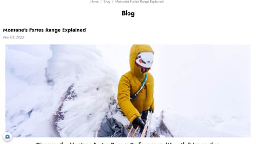 Montane Fortes Range Item