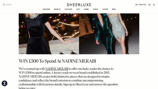 Nadine Merabi Spending Money