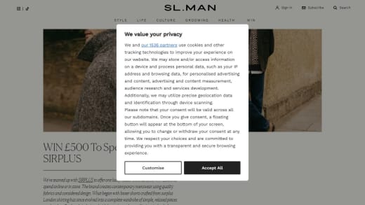 Sirplus Menswear Voucher