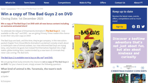 The Bad Guys 2 on DVD