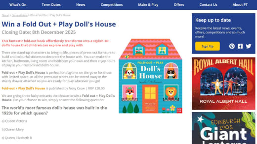 Fold Out Play Doll's House