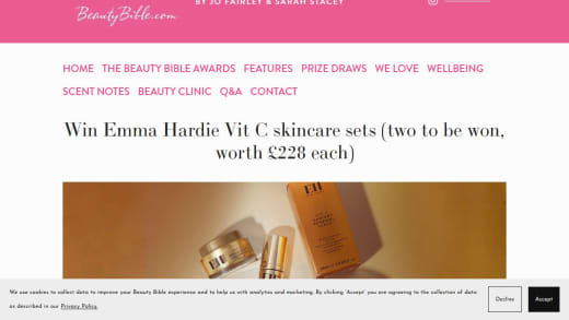 Emma Hardie Vitamin C Skincare Collection