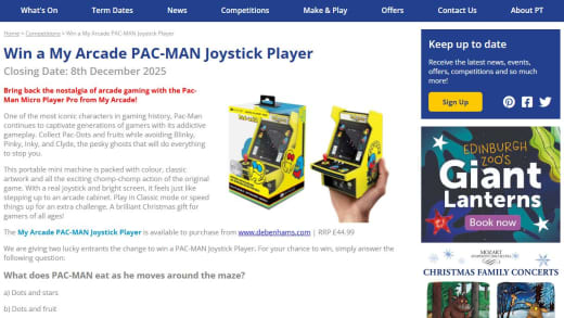 Pac-Man Joystick Player