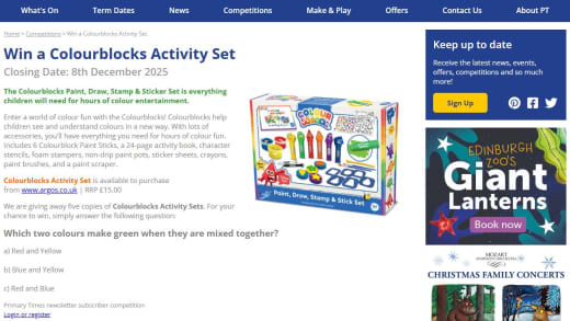 Colourblocks Activity Set
