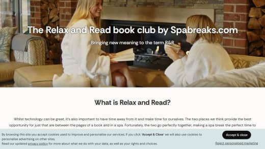 Spa Break Voucher and Signed Book