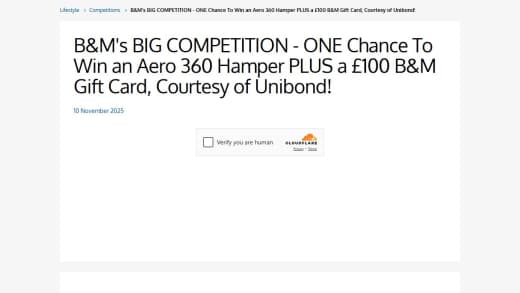 B&M Gift Card and Aero 360 Moisture Absorber