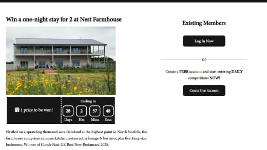 One-Night Farmhouse Stay for Two