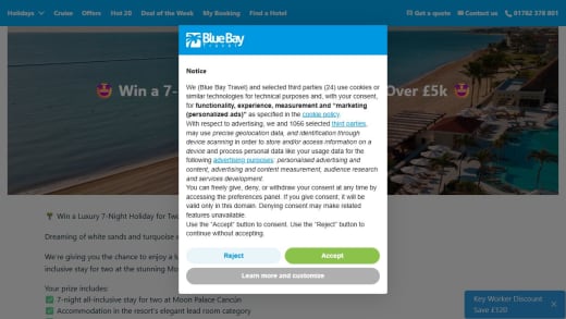 Luxury 7-Night All-Inclusive Holiday for Two at Moon Palace Cancún