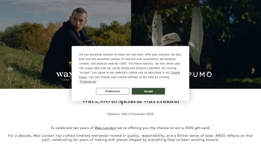 Gift Card For Wax London