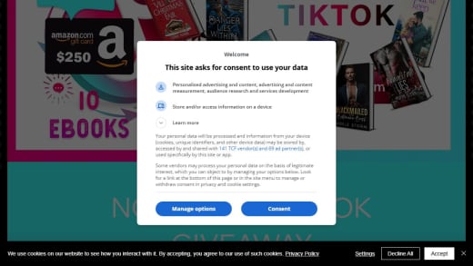 Amazon Gift Card and Ebooks