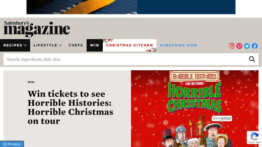 Family Tickets to Horrible Histories: Horrible Christmas On Tour