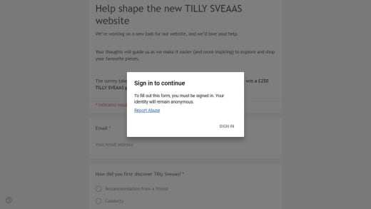 Tilly Sveaas Gift Card
