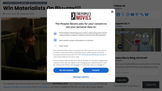 Materialists on Blu-ray