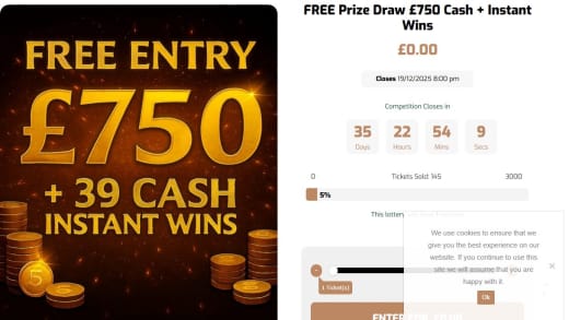 Cash Prize Draw