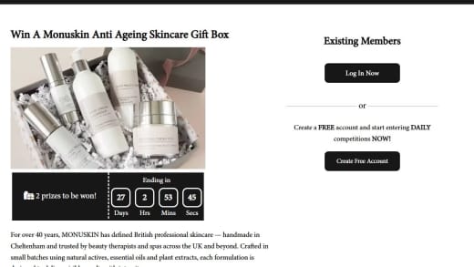 Monuskin Anti Ageing Skincare Gift Box