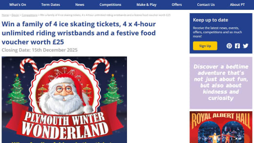 Family Ice Skating Tickets and Riding Wristbands Package