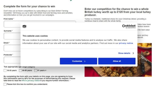 Whole British Turkey