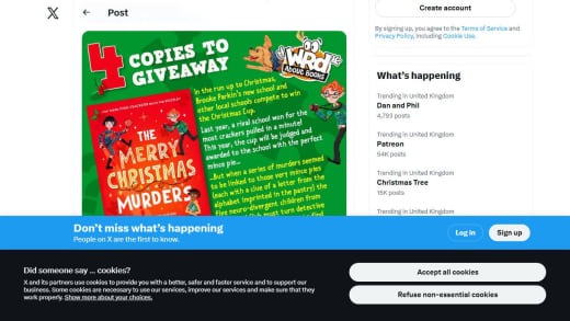 The Merry Christmas Murders Book Copies