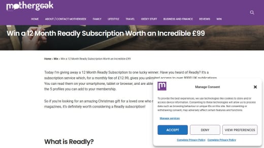 Annual Readly Subscription