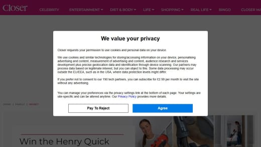 Henry Quick Corded Vacuum