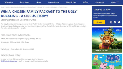 Chosen Family Package to The Ugly Duckling – A Circus Story