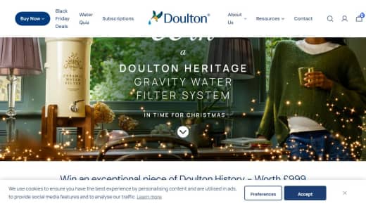 Doulton Heritage Ceramic Gravity Water Filter System