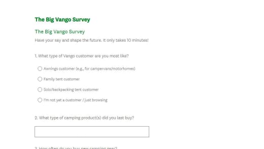 Vango Web Voucher
