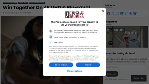 Together Movie on 4K UHD or Blu-Ray