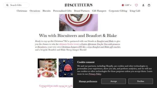 Afternoon Tea Voucher And Shopping Credit