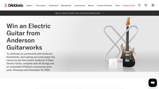 Anderson S-Style Electric Guitar and Accessory Package