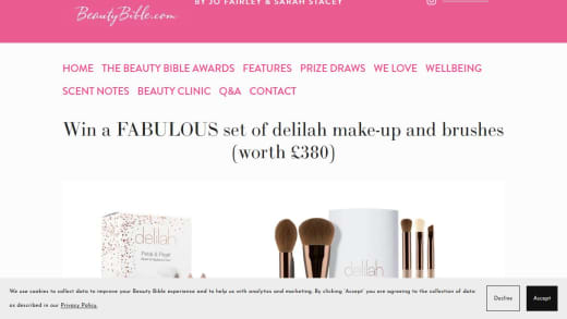 Delilah Make-Up and Brushes Collection