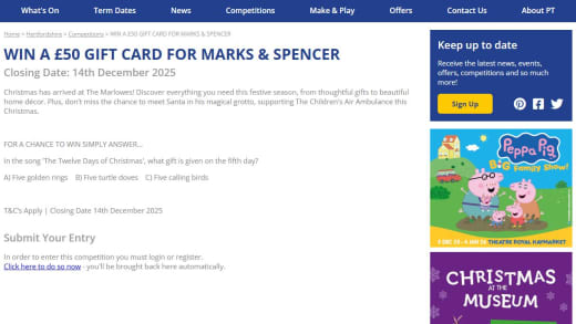 Marks & Spencer Gift Card